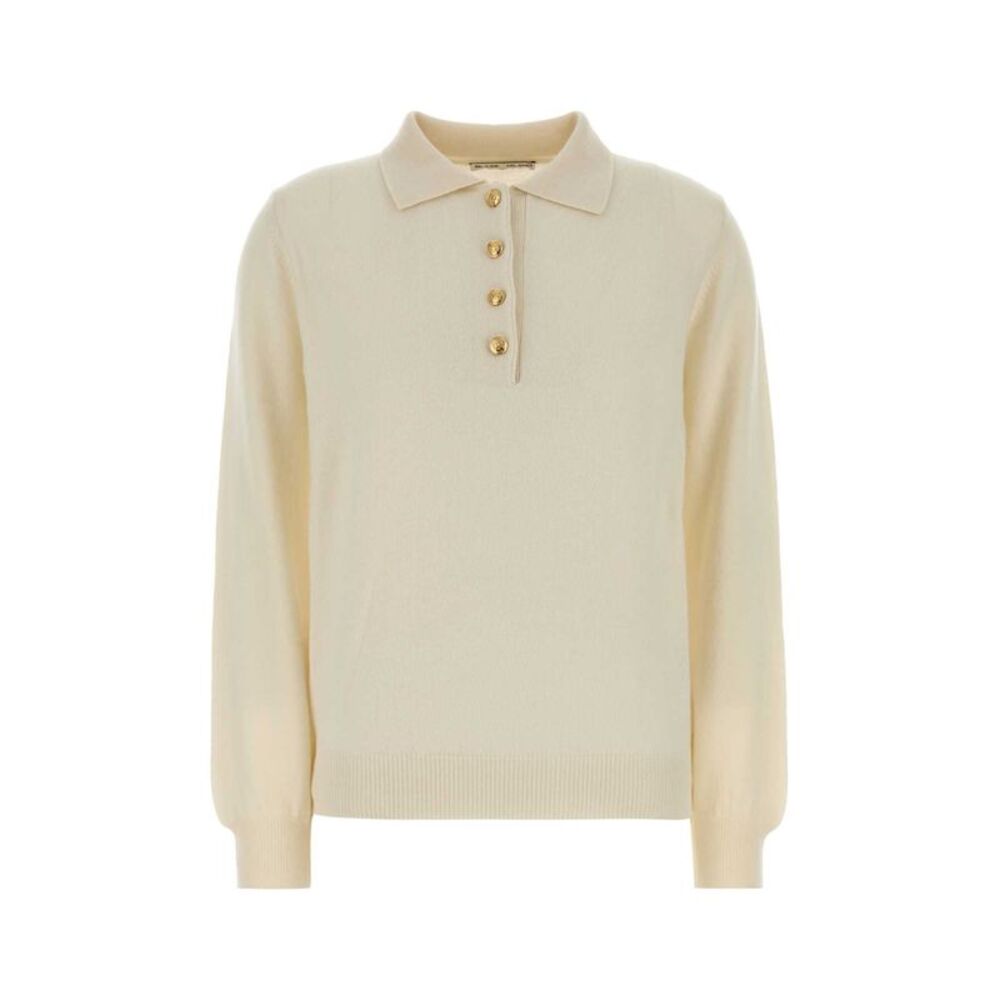 Blaze Women Cream Wool Blend Highland Polo Shirt